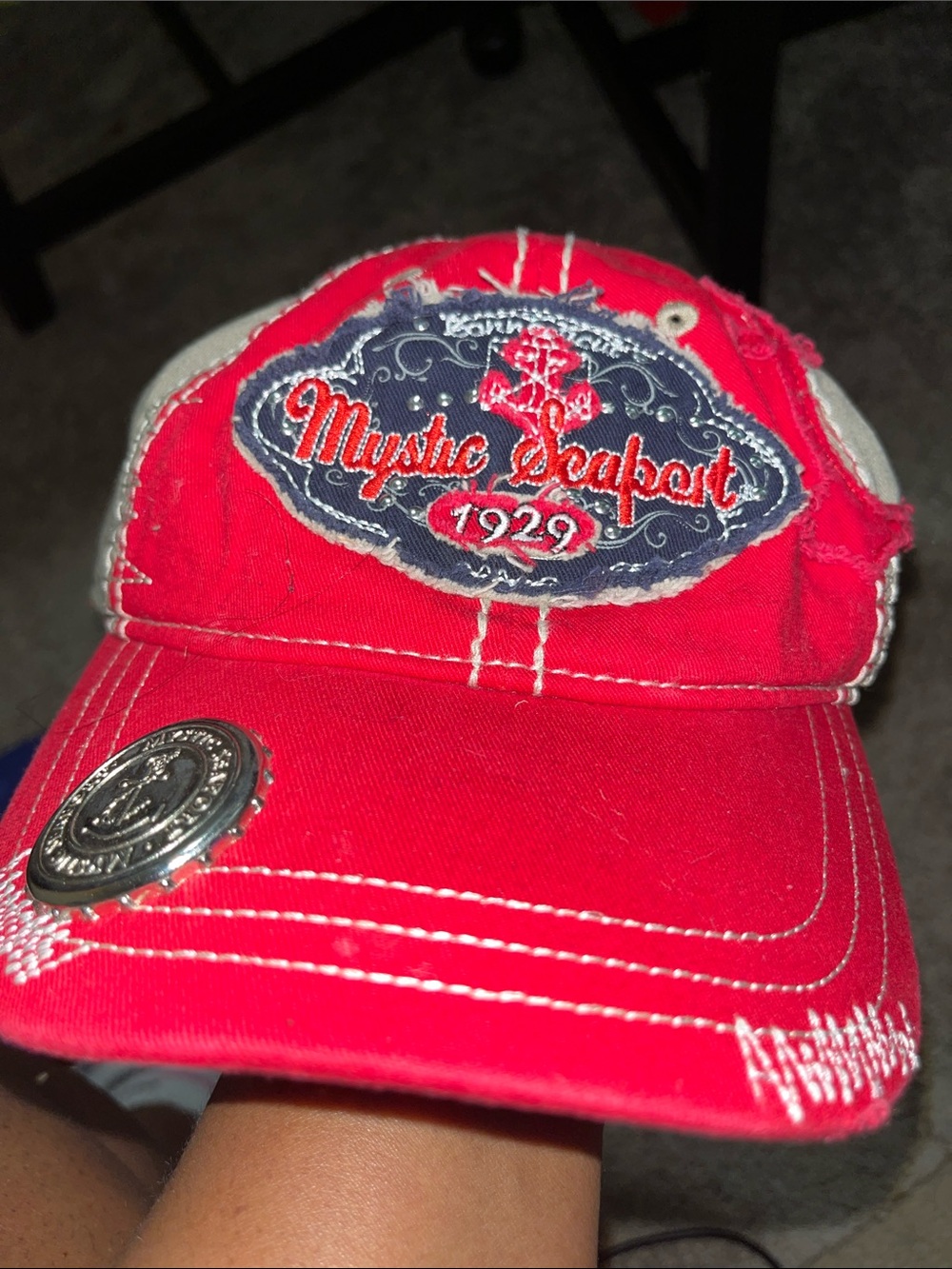Mystic Red Seaport Baseball Hat